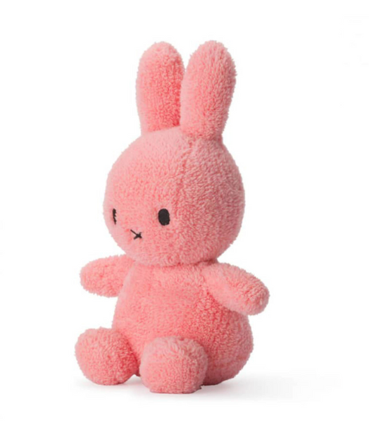Miffy Sitting Terry Soft Toy Pink
