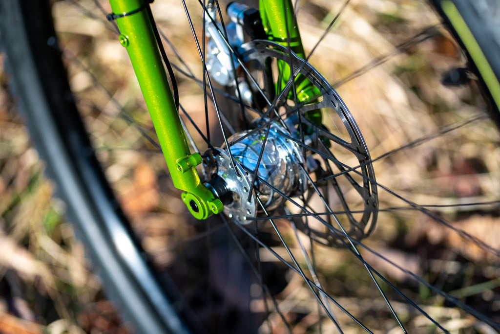 velo orange piolet with son dynamo hub silver