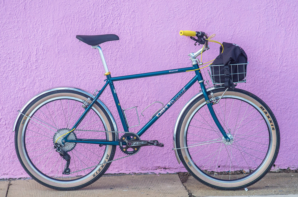 Dirt Research Kenai Basket Tourer with lots of Velo Orange Components and Accessories