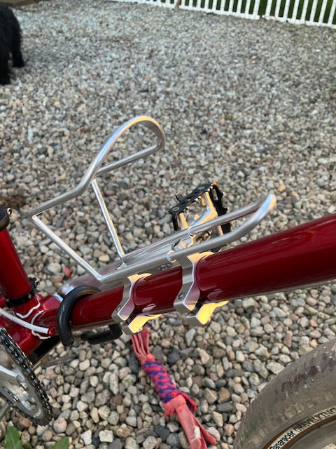 velo orange bottle cage clamp on for bikes without mounts
