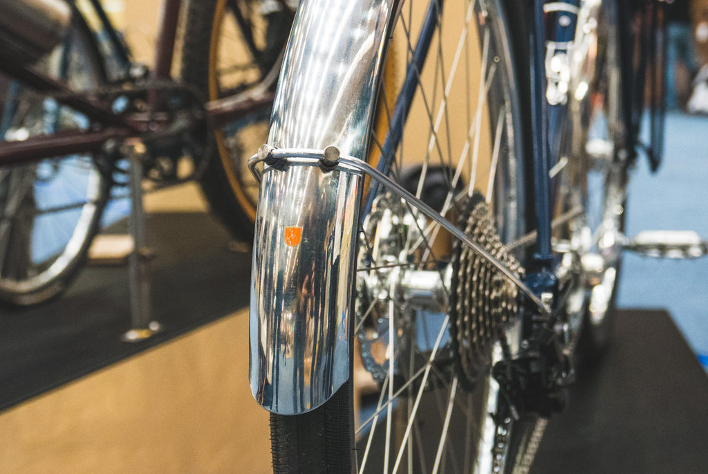 Clandestine Touring Bike with Crazy Bars Dynamo Lighting steel frame custom bike velo orange hubs fenders mudguards