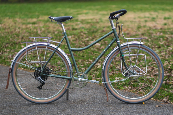 Velo Orange Polyvalent Low Kicker with Racks, Ultradynamico tires, and Silver components