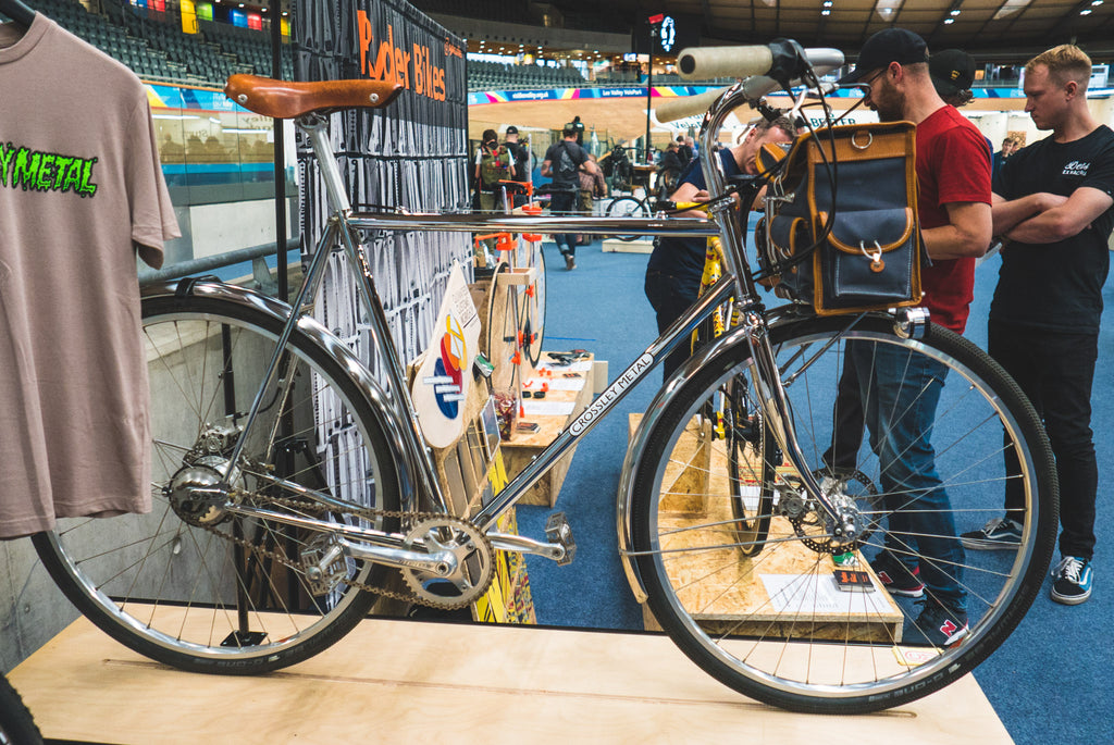Crossley Metal bike builder velo orange cigne stem randonneur 0 setback seatpost silver components rene herse pacenti