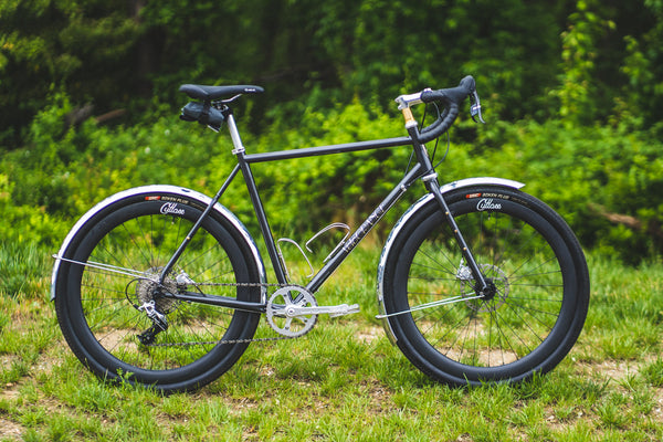 velo orange pass hunter rando gravel bike fenders mudguards crust rivendell ritchey steel frame touring bike