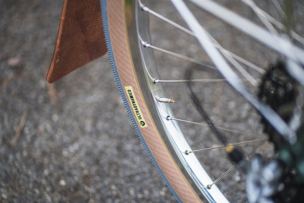 Velo Orange Polyvalent Low Kicker with Racks, Ultradynamico tires, and Silver components