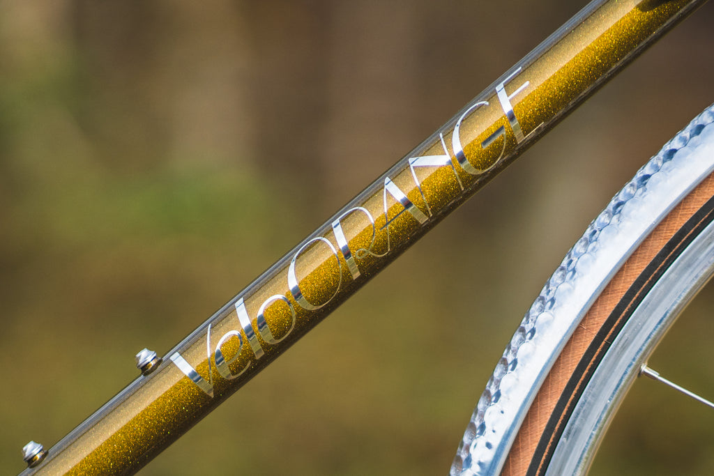 velo orange rando closeup on downtube crust rivendell ritchey surly