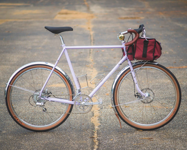 Velo Orange Polyvalent Lilac - Fenders on Disc Brake Bikes