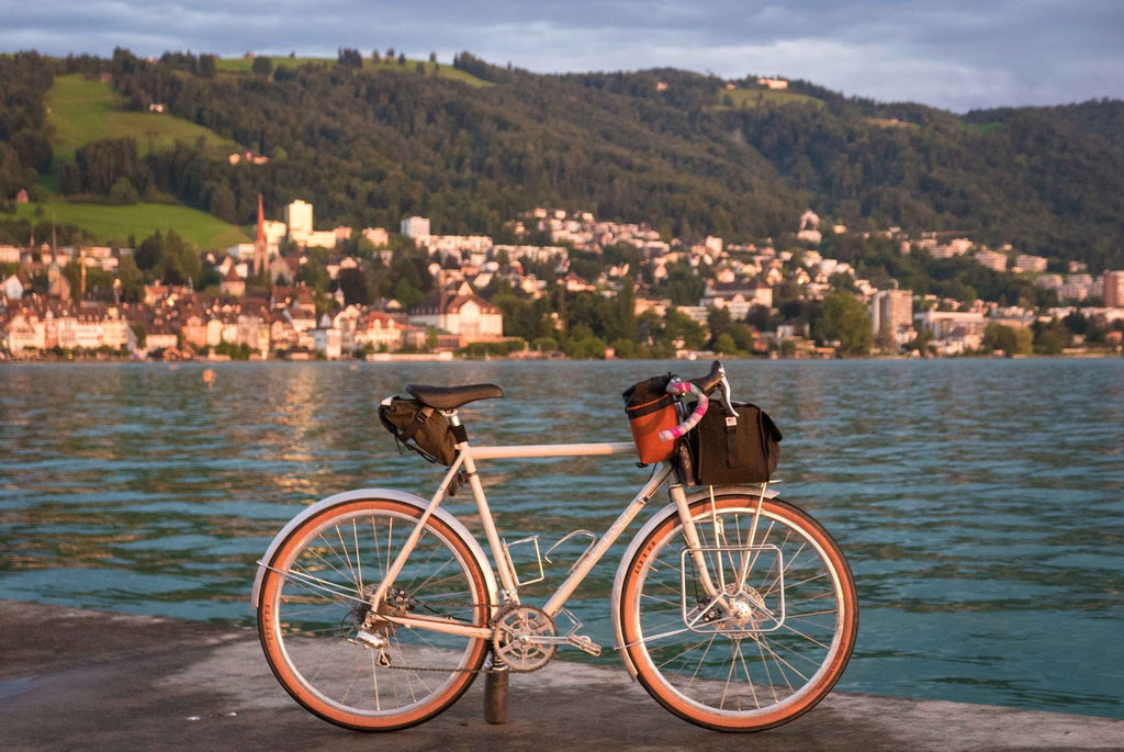 velo orange polyvalent with front campeur rack in germany