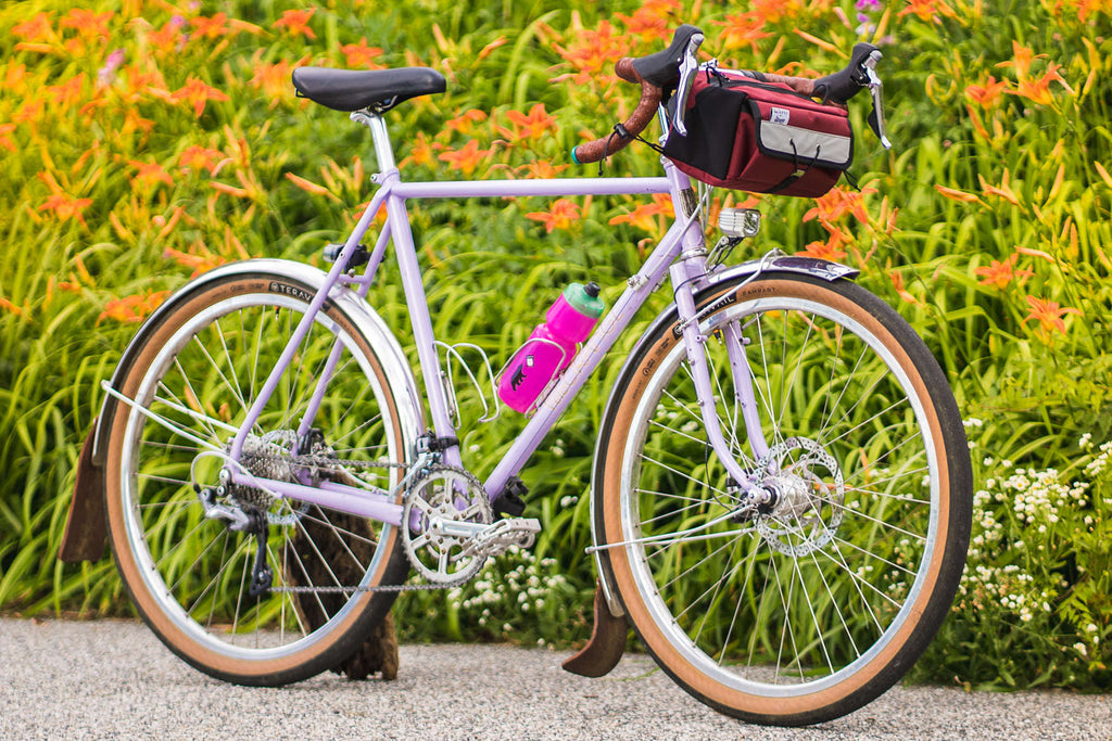 Velo Orange Polyvalent in Lilac 650b with 105 Teravail Tires