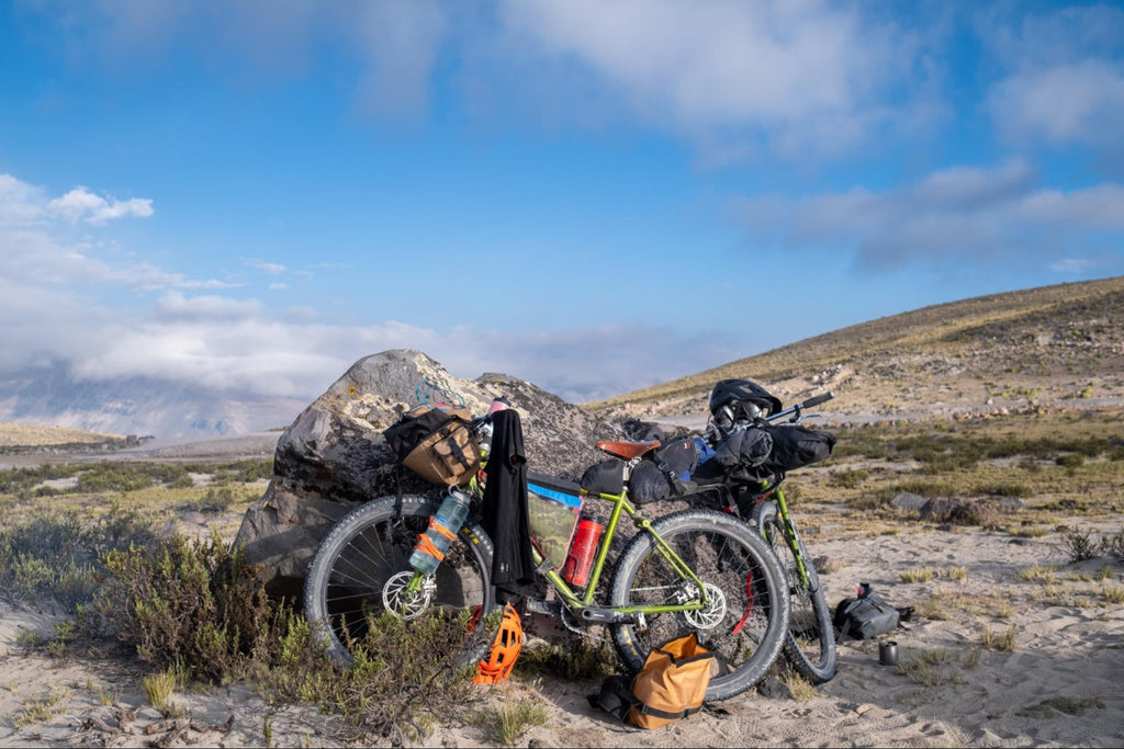 Camino del puma velo orange bikepacking bicycle touring south america