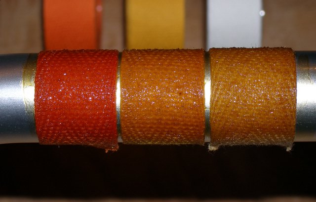 Handlebar tape with shellac coats
