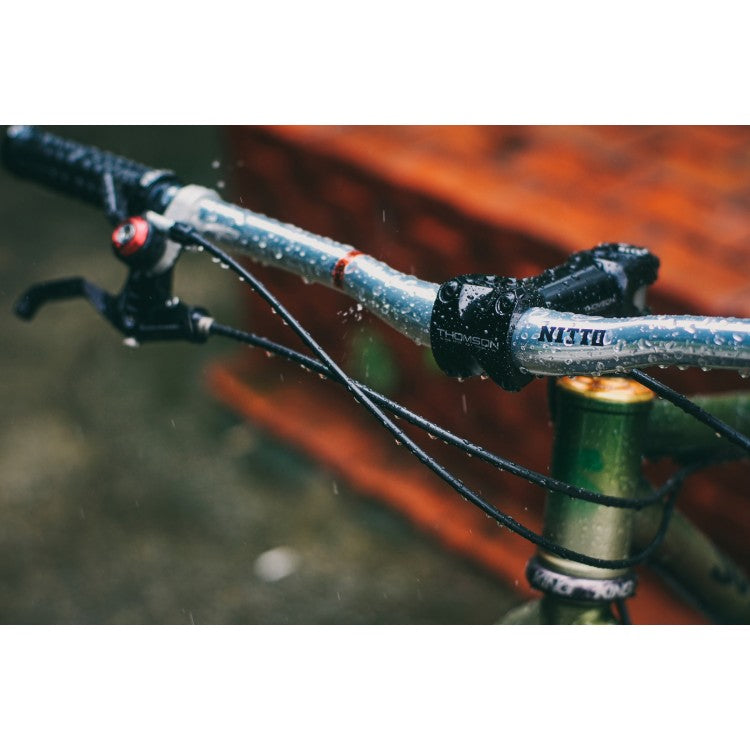 silver mountain bike handlebars