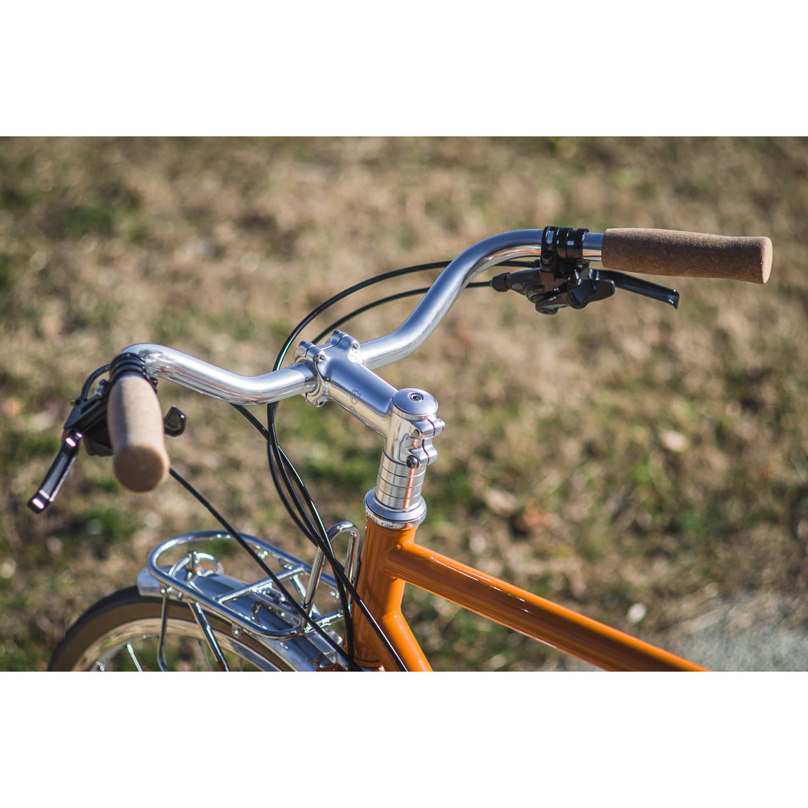 orange bike handlebars