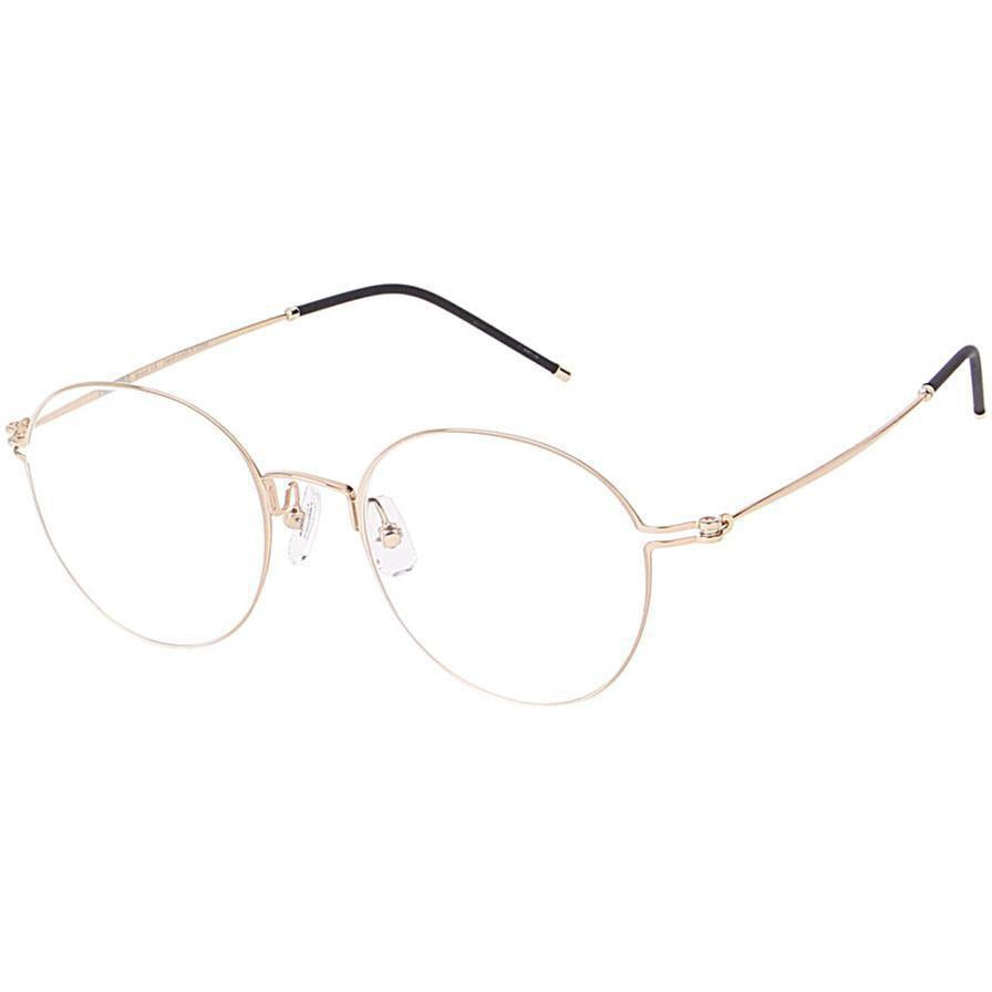 round thin frame glasses