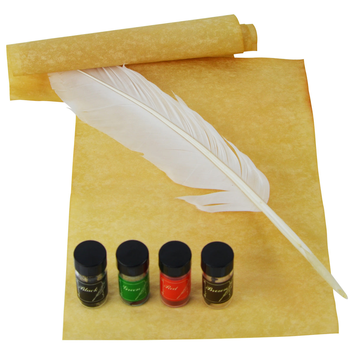 Antique Style Writing Ink Refill Desk Set