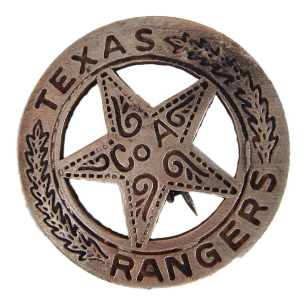 Antique Old West Texas Ranger Co A Police Officer Badge | TreasureGurus