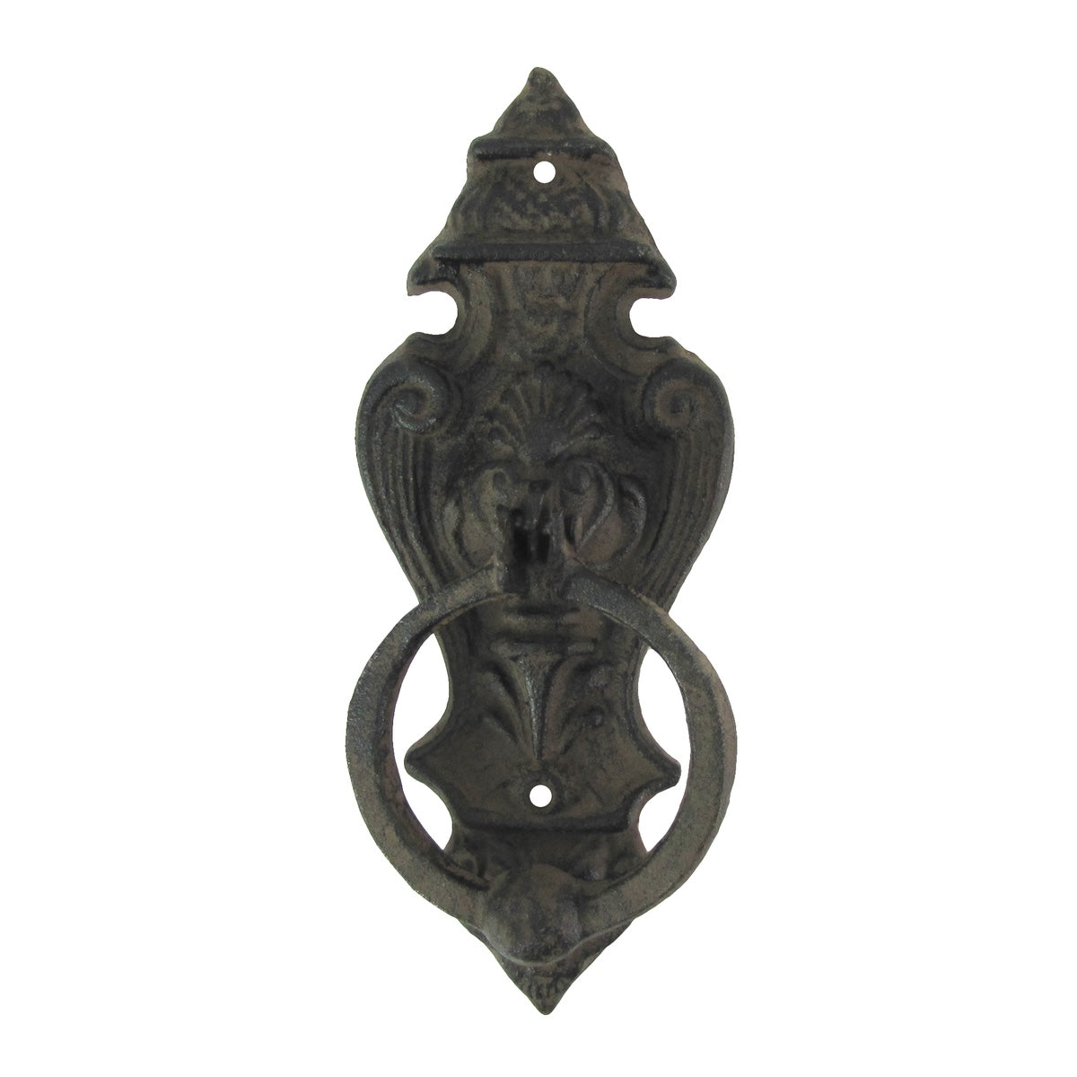 Cast Iron Ornate Scroll Art Doorknocker Vintage Front Door