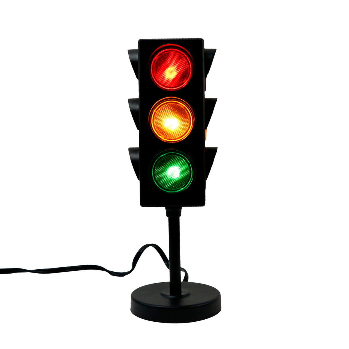 3 Color Traffic Signal Desk Lamp Red Yellow Green Stop Light Garage Ho Treasuregurus