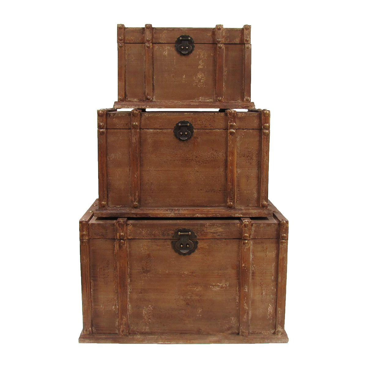 Vintage Style Travel Trunk Set | TreasureGurus