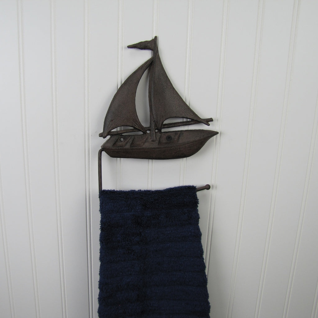 sailboat paper towel holder