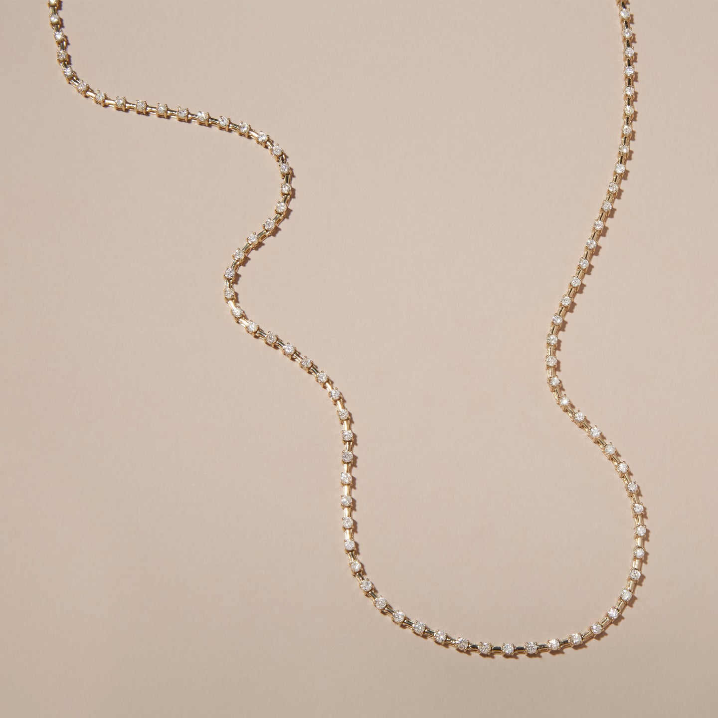 Ace Diamond Tennis Necklace – STONE AND STRAND