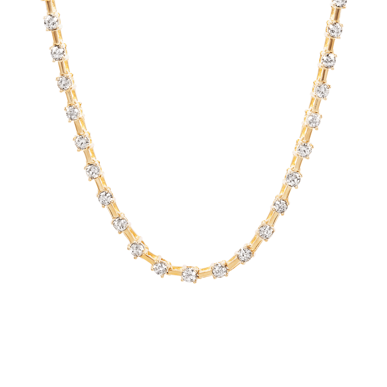 Ace Diamond Tennis Necklace – STONE AND STRAND