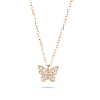 Stone and Strand Large Pave Diamond Initial Charm Necklace