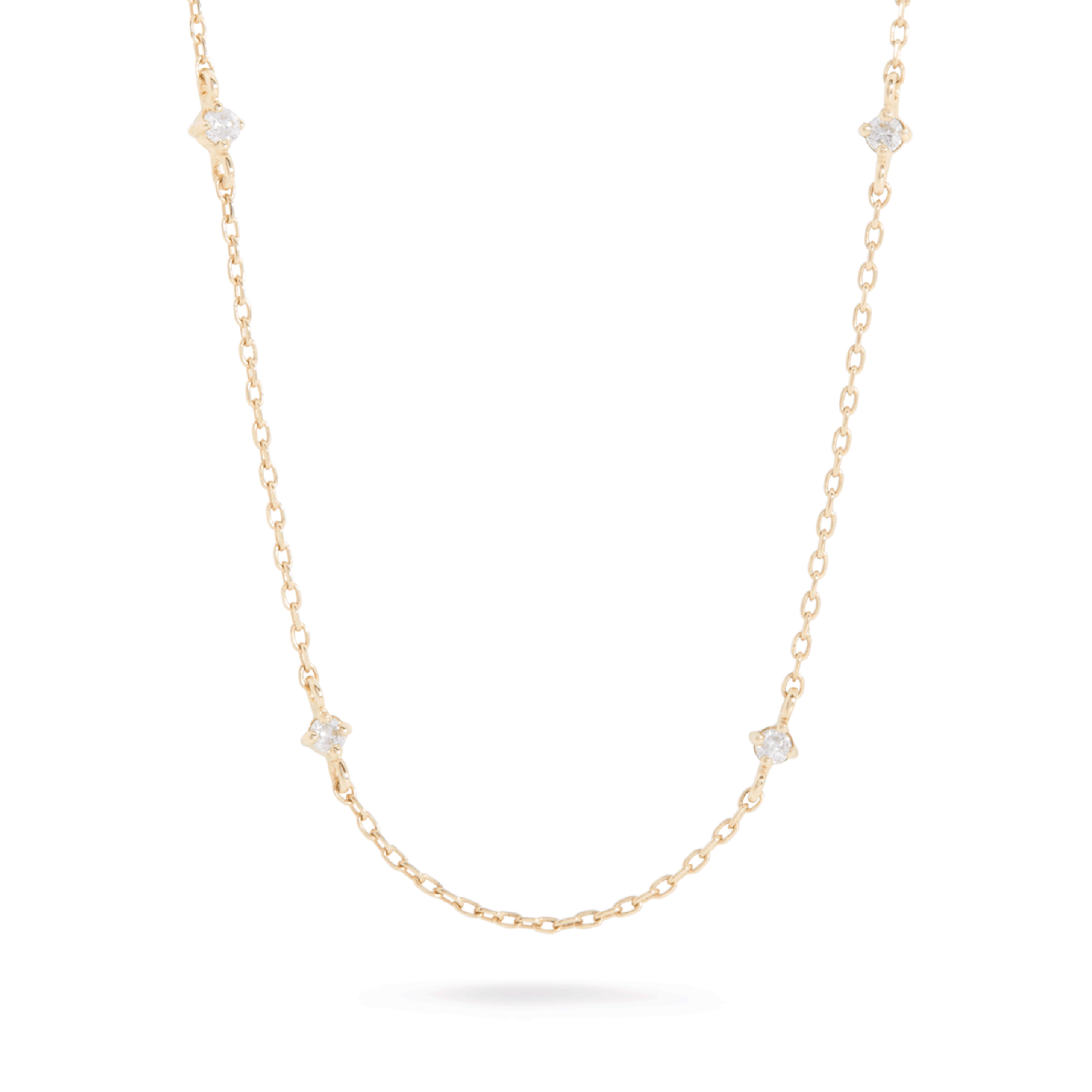 Diamond Drizzle Necklace – STONE AND STRAND