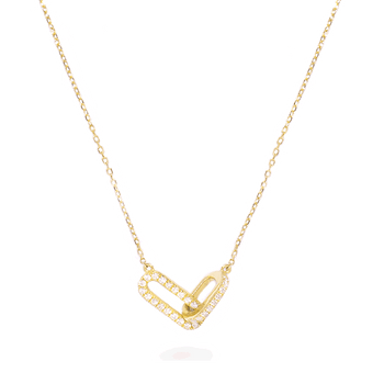 Diamond Linked Up Necklace – STONE AND STRAND