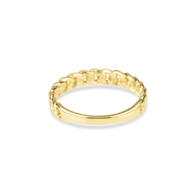 Fine Diamond Pave Chain Ring – STONE AND STRAND