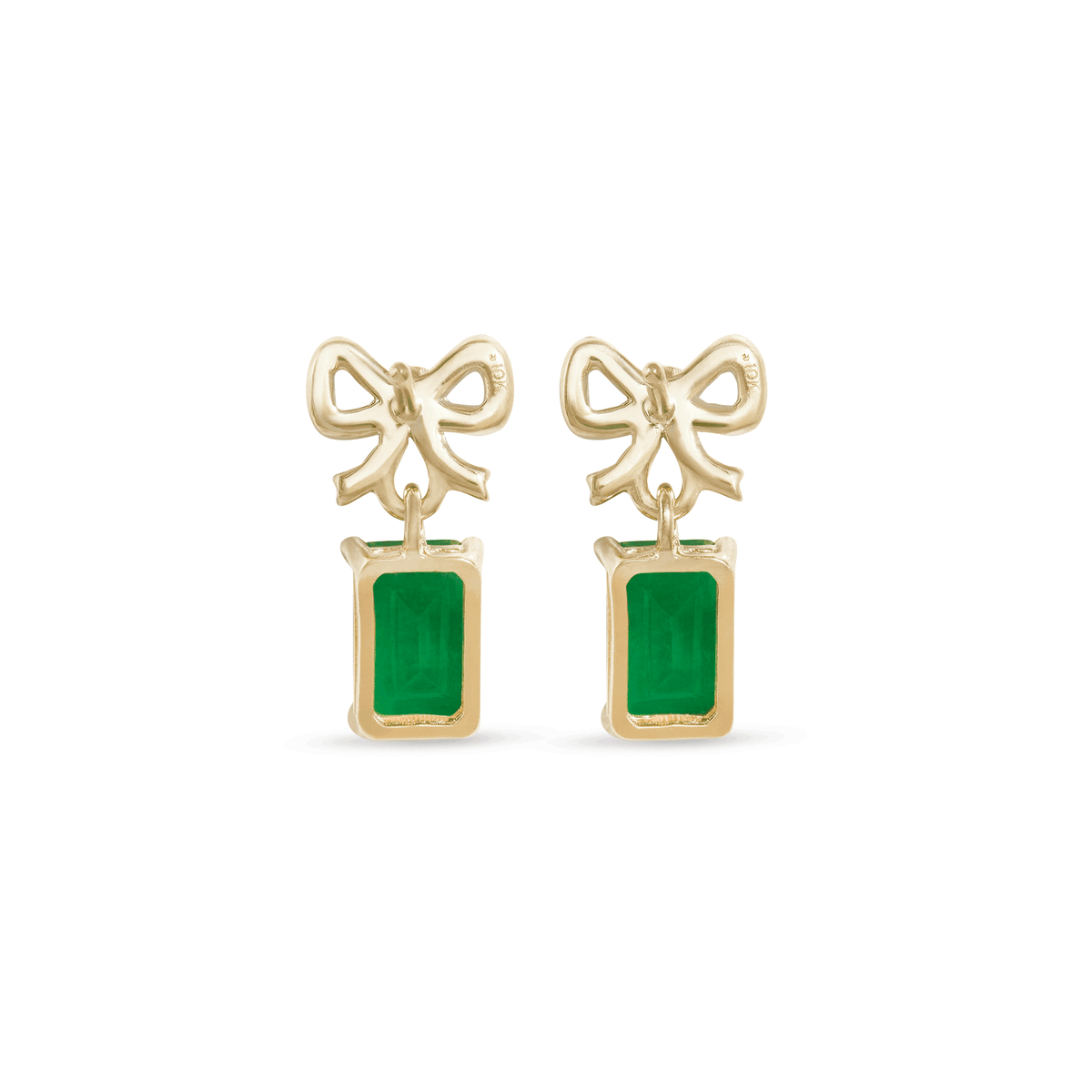 Green Goddess Drop Earrings