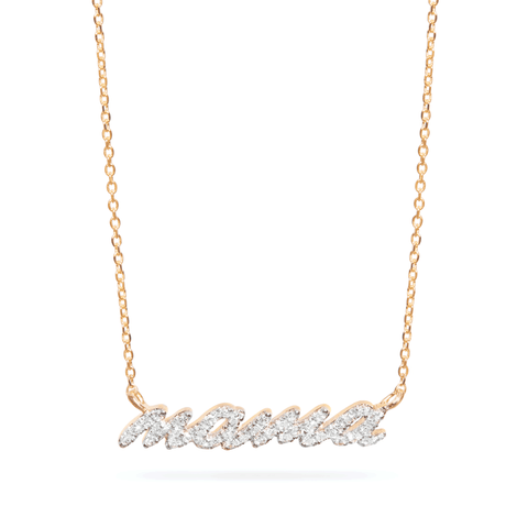 Benevolence La Mama Necklace - 14k White Gold Dipped For Women : Target
