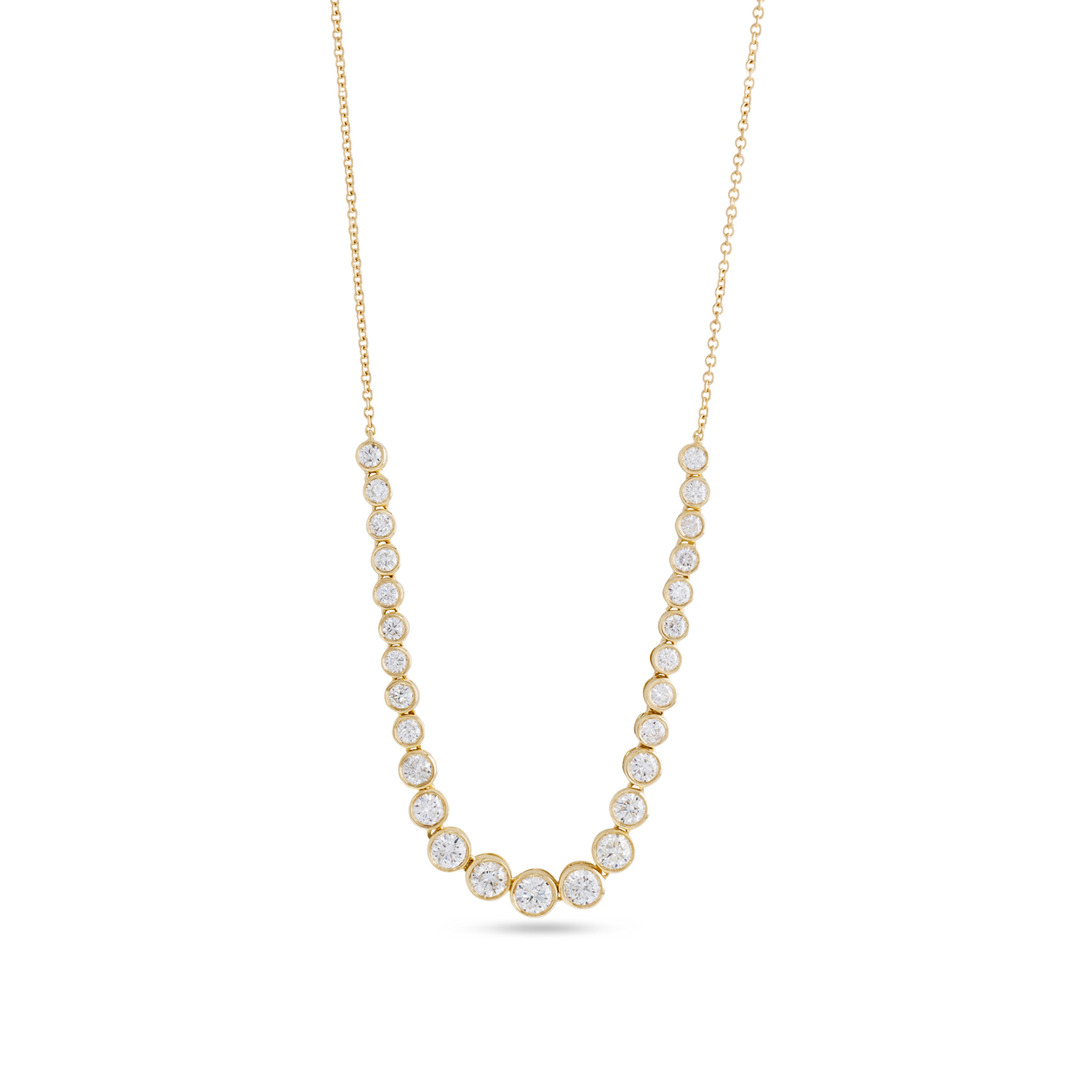 Let It Slide Diamond Tennis Necklace – STONE AND STRAND