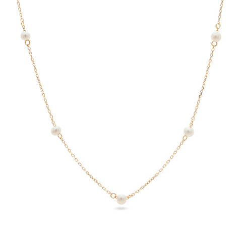 Rice Grain Small Pearl Necklace by Notteluna – AUMI 4