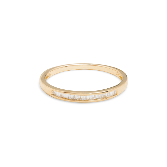 On The Upside Baguette Diamond Band – STONE AND STRAND