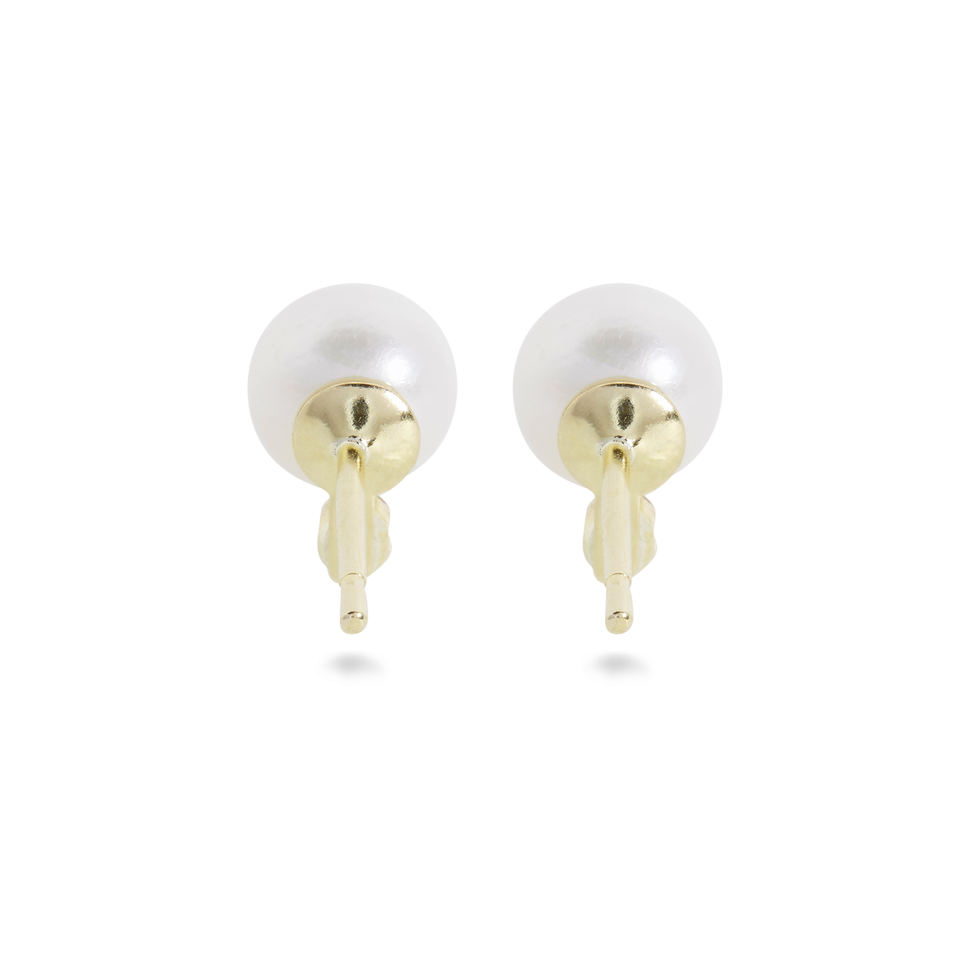 pearl and sapphire earrings