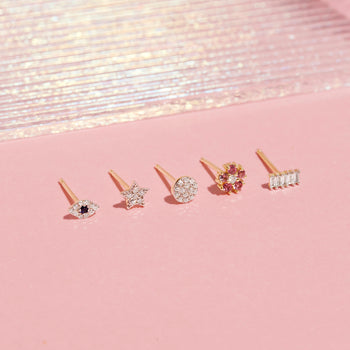 Hint of Pink Buddy Stud – STONE AND STRAND