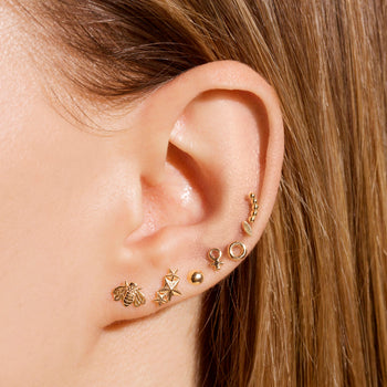 Solid Gold Piercing Jewelry