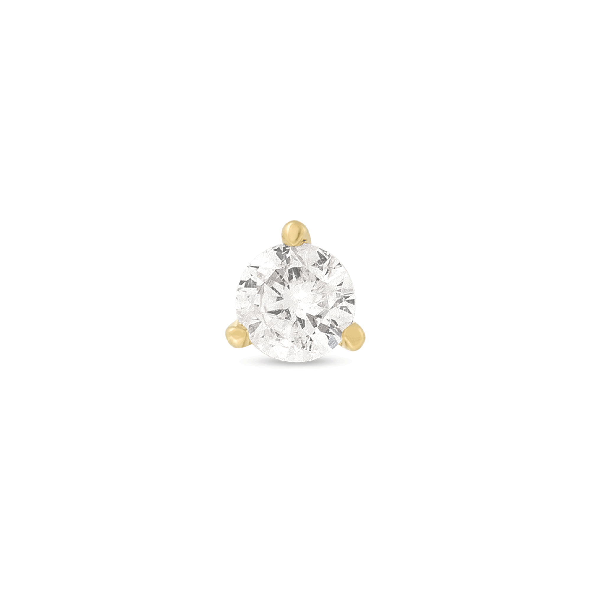 Small Diamond Stud – STONE AND STRAND