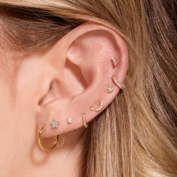 Zoë Chicco 14k Gold Floating Diamond Threader Earrings – ZOË CHICCO