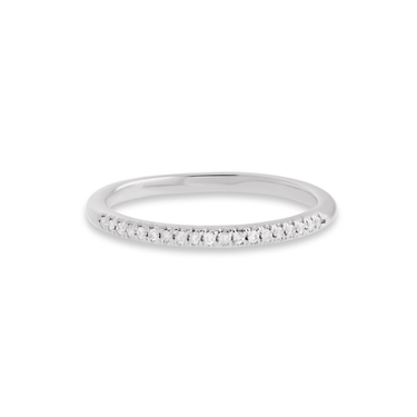 Superfine Diamond and Platinum Band – STONE AND STRAND