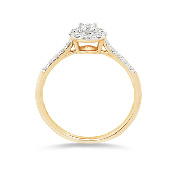 Cribstone Bridge Yellow Engagement Ring — Keith Field Goldsmith