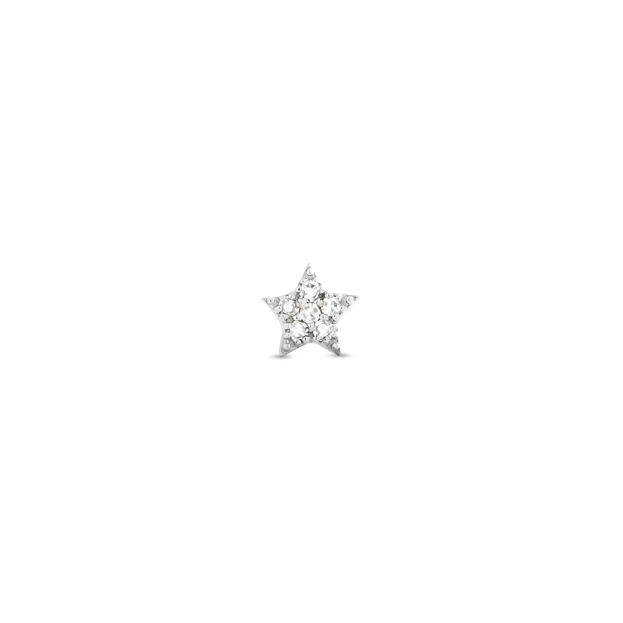 Tiny Pave Diamond Star Stud – STONE AND STRAND