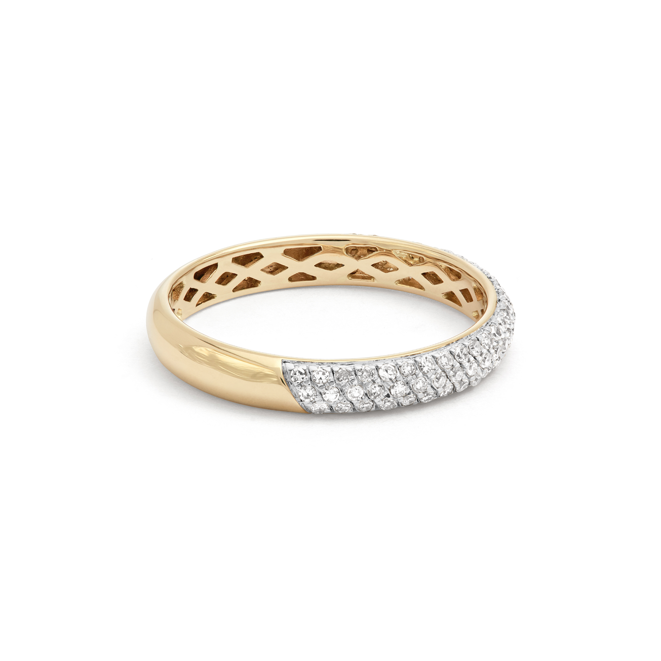 Ultra Bold Micro Diamond For Eternity Band – STONE AND STRAND