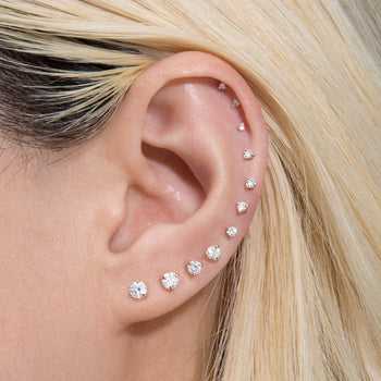 5 Trendy Stud Earrings for Second Piercing! #StyleTips - Melorra