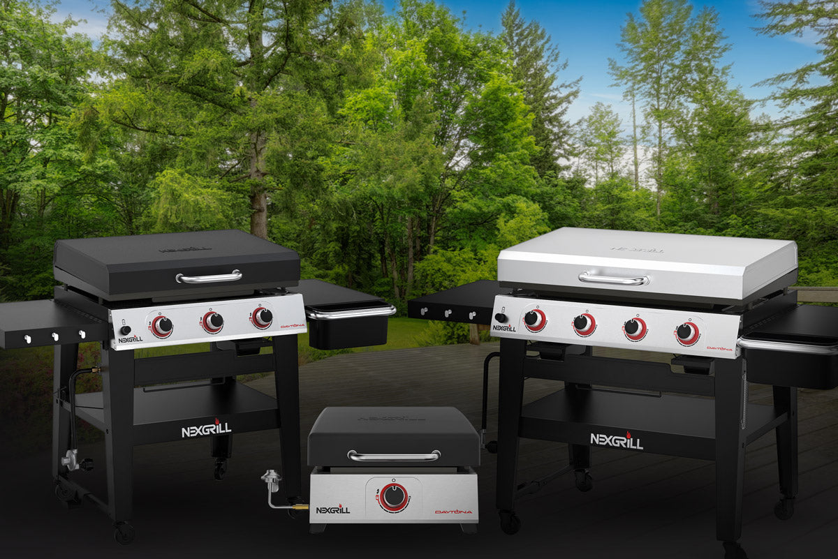 Introducing Daytona, the new line of flat top grills by Nexgrill