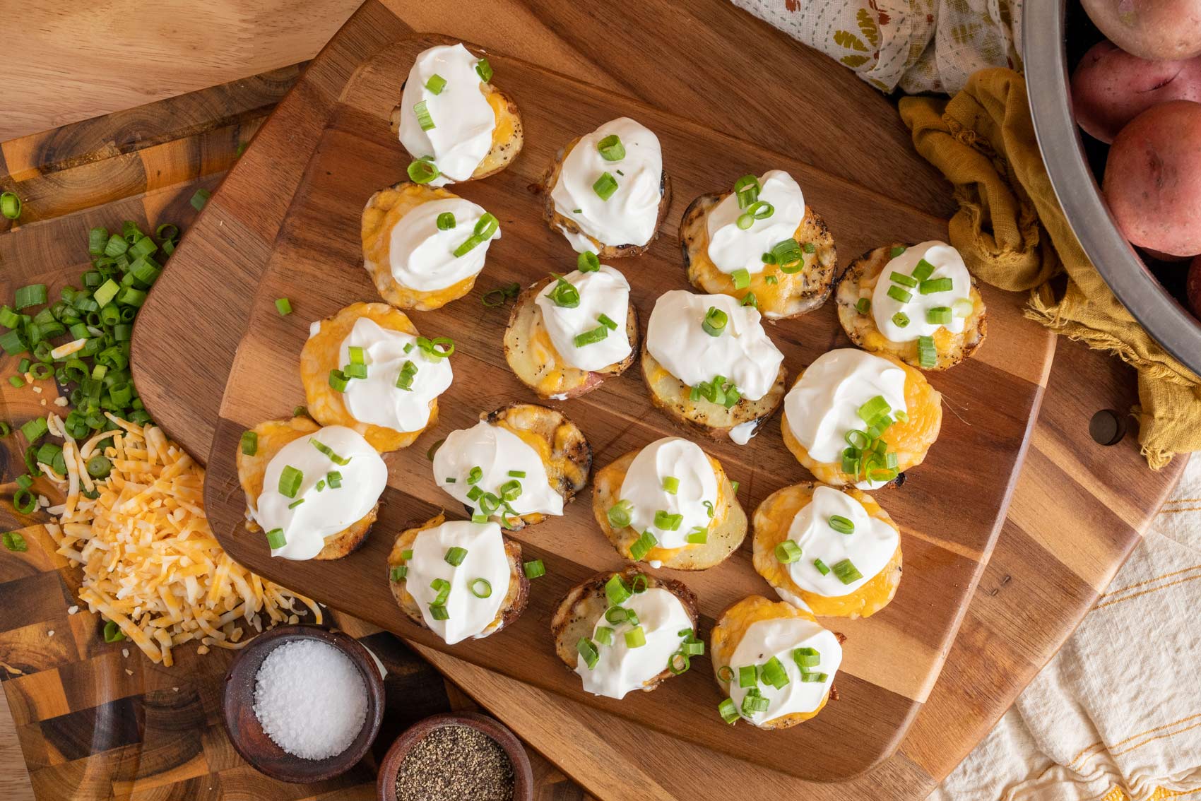 Grilled Loaded Potato Rounds