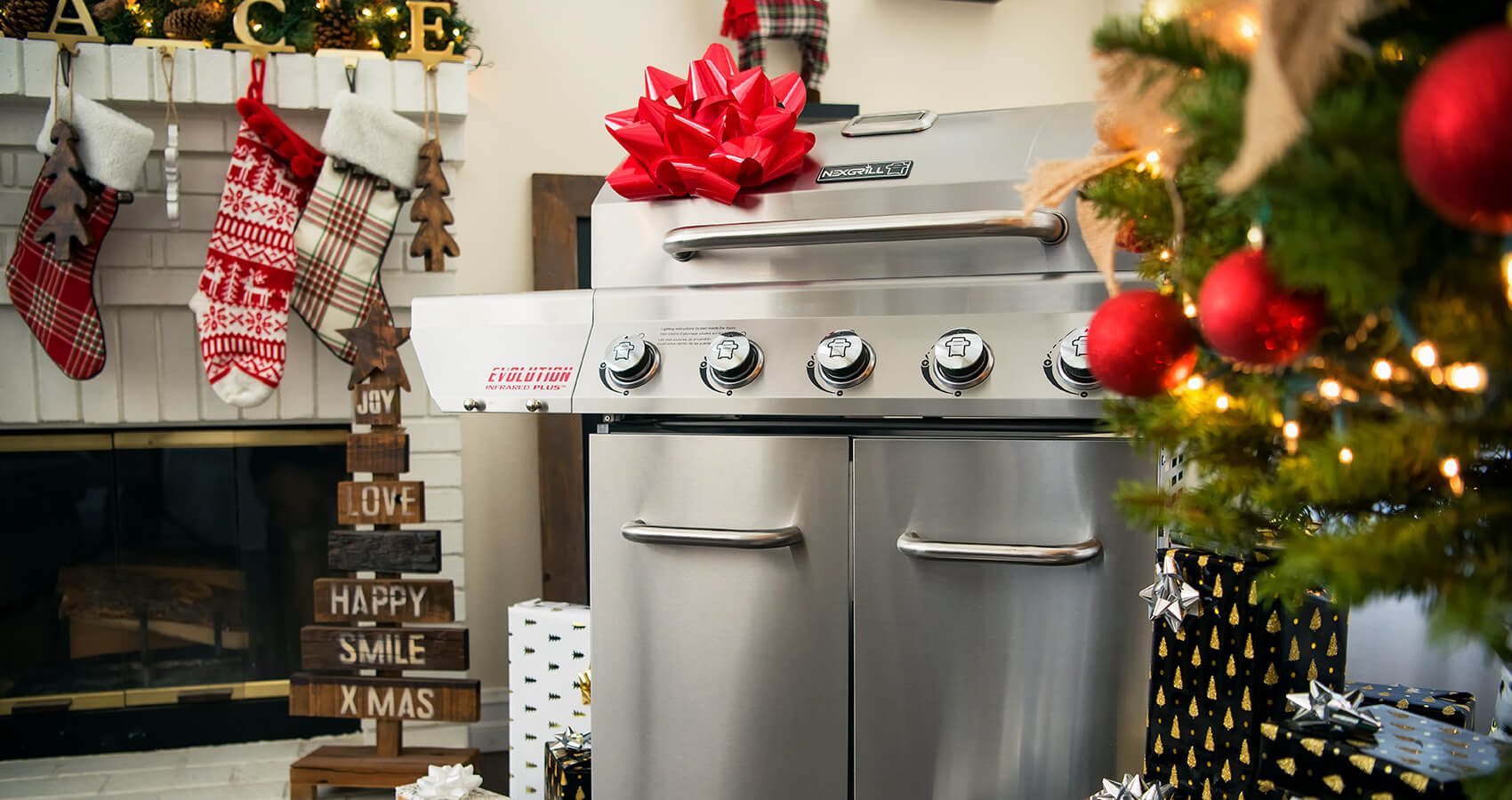 nexgrill grill under the christmas tree