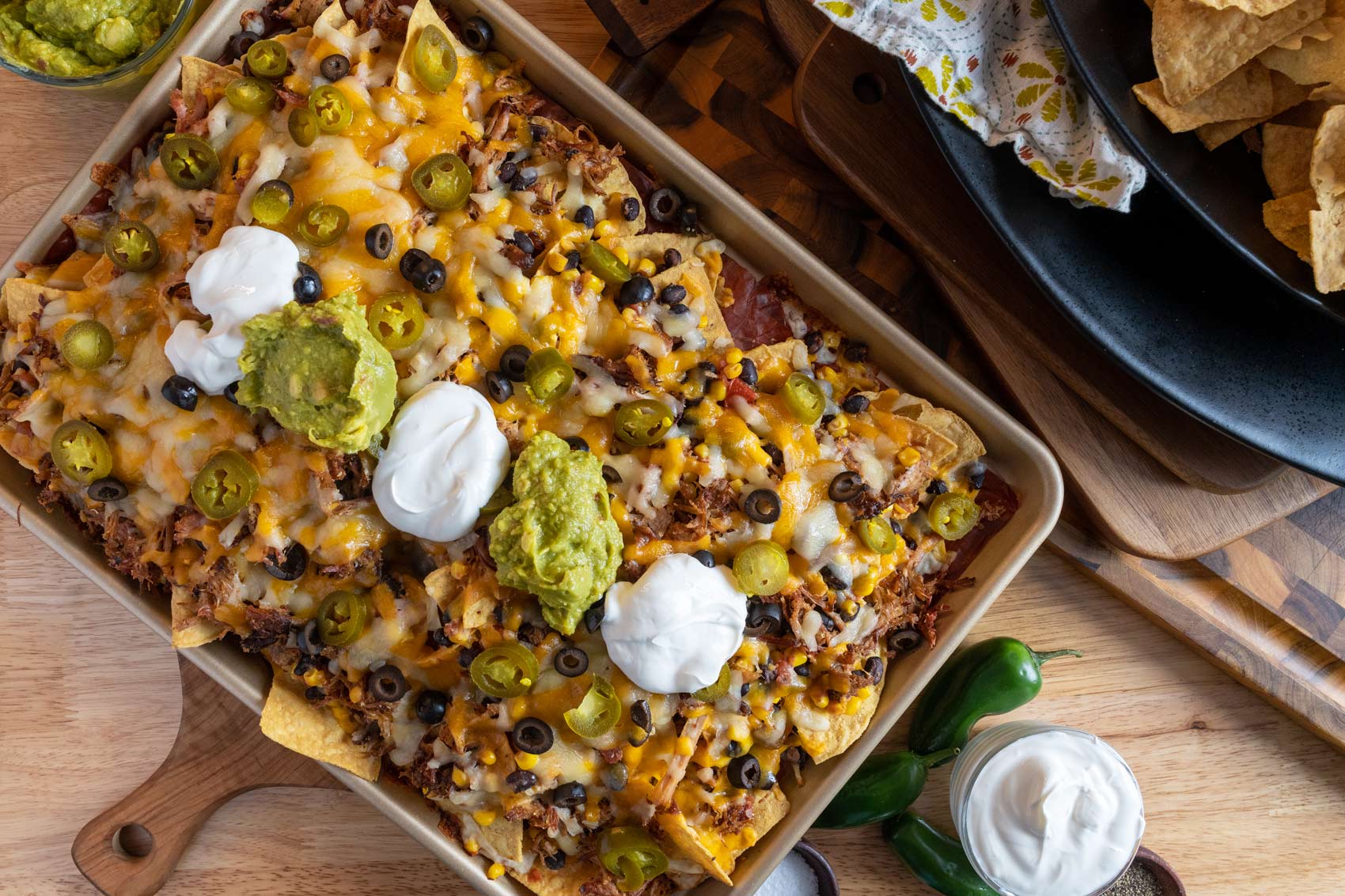 Pulled Pork Trash Can Nachos