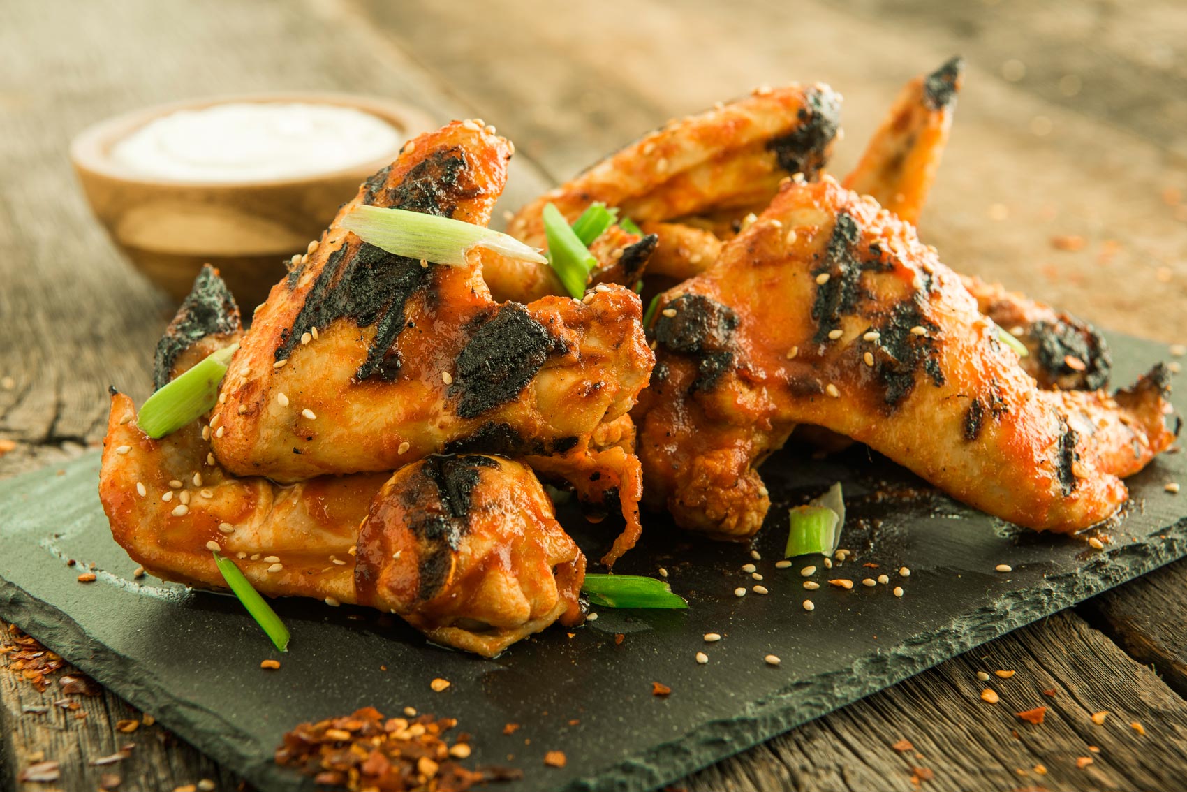 Honey Sriracha Wings